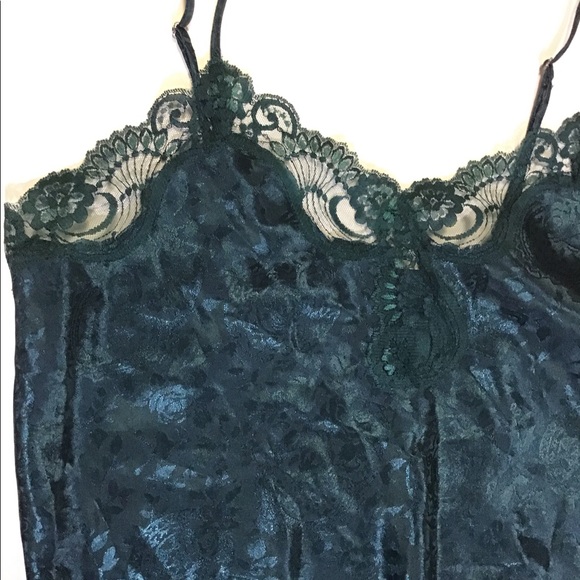 2 for 24 vintage &new forest fairy silky tank camisole halter tops green size S - Picture 4 of 12